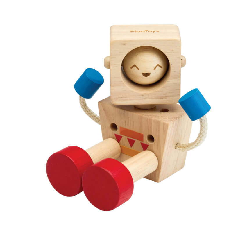 Wodan Bot PlanToys Sustainable Wooden Toys | UK Stockists | Shop Now | Bex n Boo