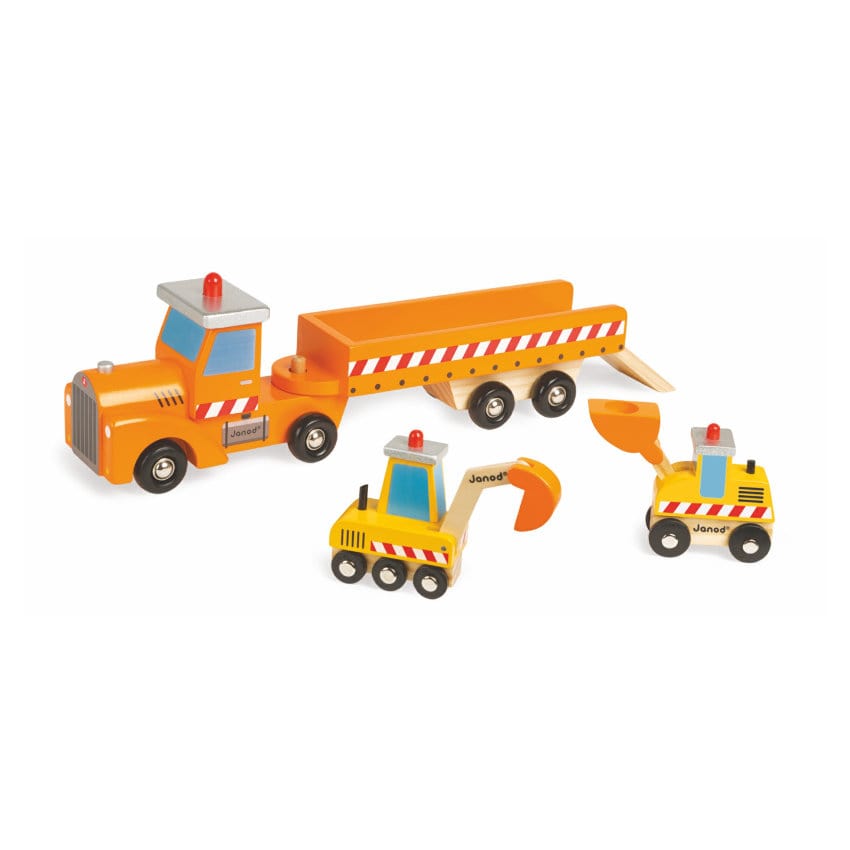 Janod J05603 Transporter Mit 3 Rennwagen – Holzsp Produktbild-Vorschau 5